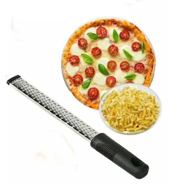 Rustfrit ståloste rivejern Zester ingefær citron shredder håndholdt fladt værktøj