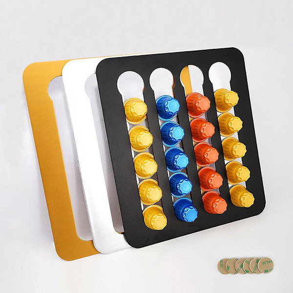 Nespresso Kaffeekapselhalter Ständer, drehbarer Kaffeepad-Aufbewahrungsständer