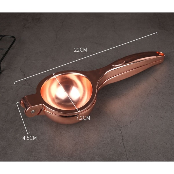 Rose Gold Sitruspresser Sink Legering Manuell Sitruspresser Manuell Le