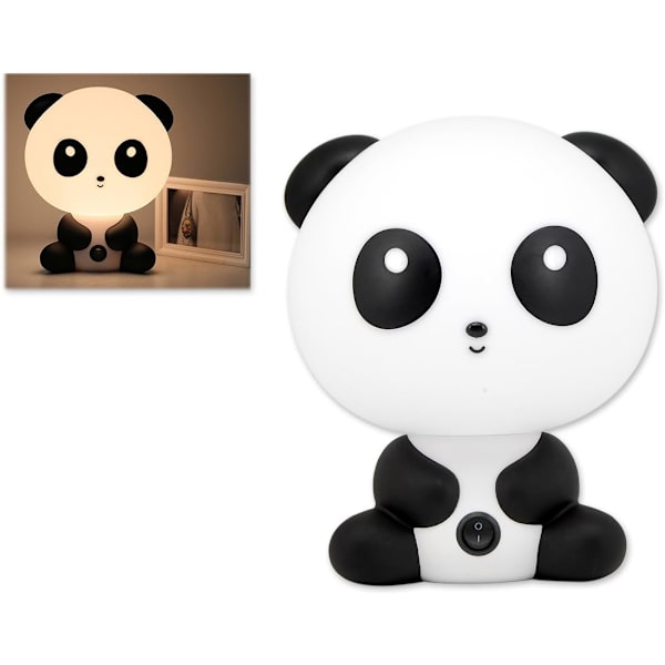 Smuk Kungfu Panda Tegneserieform Bærbar Skrivebordslampe Lys