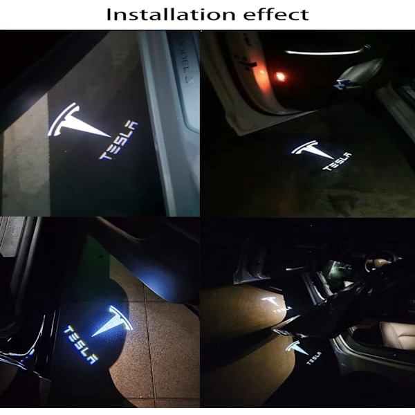 Lämplig för Tesla-modell dörr välkomstlampa 3 s x y dörrprojekti