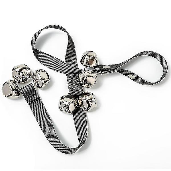 Husdjur Hund Träning Klocka Nylon Rep Dragkedja Dörrklocka Koppel Hund Anti-förlorad Klocka Med 7 Klockor