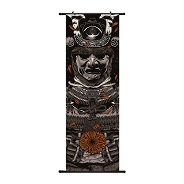 Japanilainen Samurai Ukiyo-e Vierityskuva Juliste 45*125CM 3