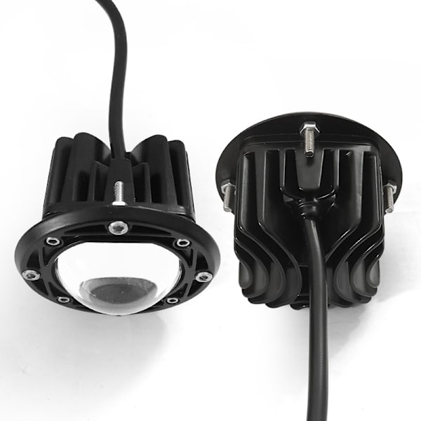 2x 30W Gul-Hvit LED Bil Spotlights 3\" 8D To-Farge Front Bar