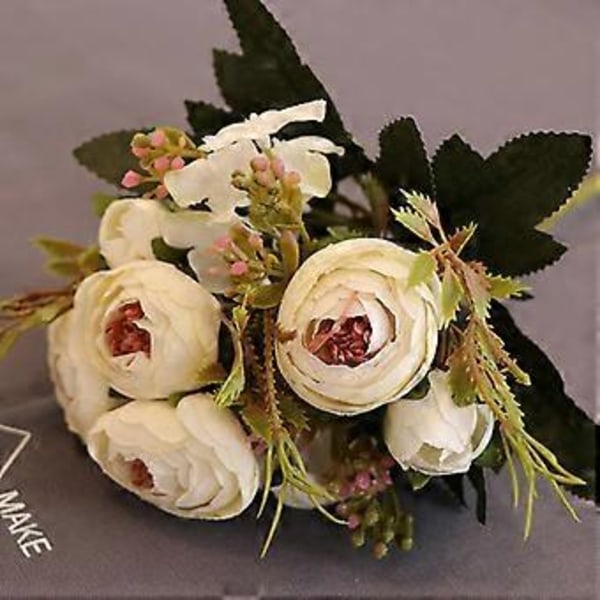 Europeisk Konstgjord Blomsterbukett med Diamantaccent