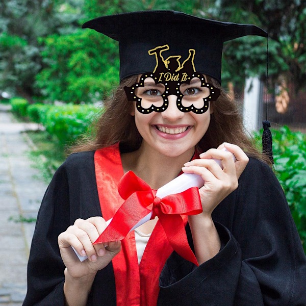8 stk. 2025 Graduation Party Briller Graduation Briller Fotorekvisitter Graduation Party Utstyr