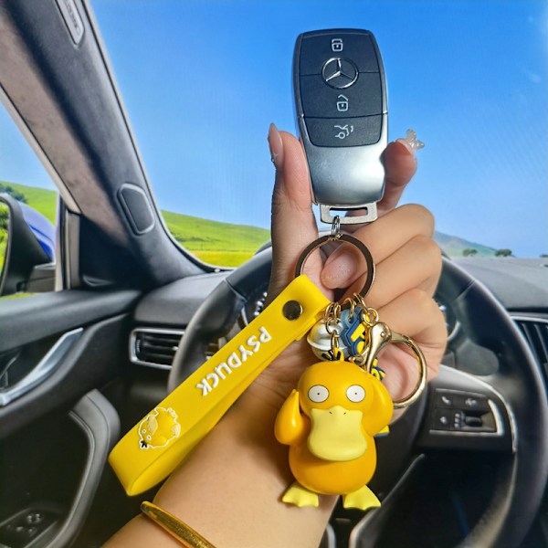 Gul And Keychain Rygsæk Vedhæng Model Bil Tilbehør