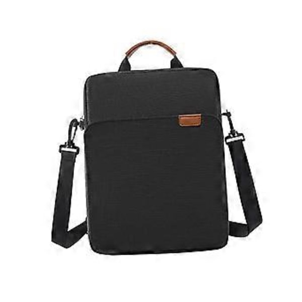 Pekskärm Tablet Väska Fodral Crossbody Väska Yttre Dragkedjeficka för Mindre Föremål Organiserad Hållbar Slitstark Dammtät Handväska (L Svart) L Black