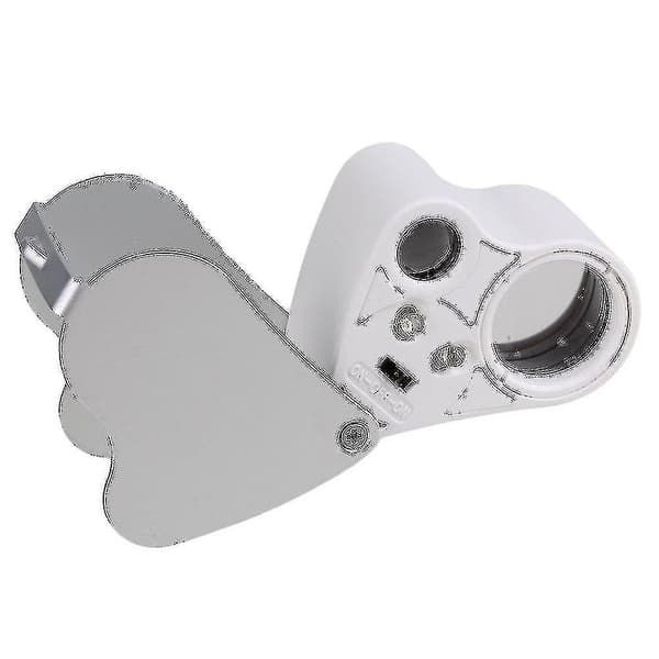 Led 30x/60x förstoringar smycken identifieringslupp