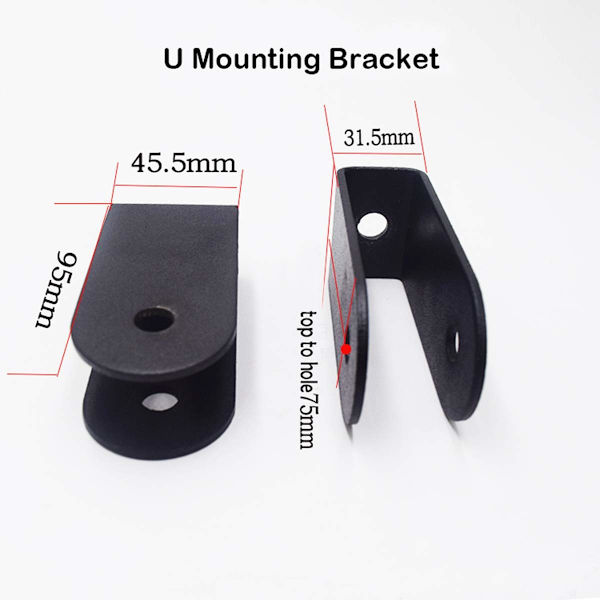 Swivel Pulley Block, Single Pulley Block med U-Mount Bracket Swi