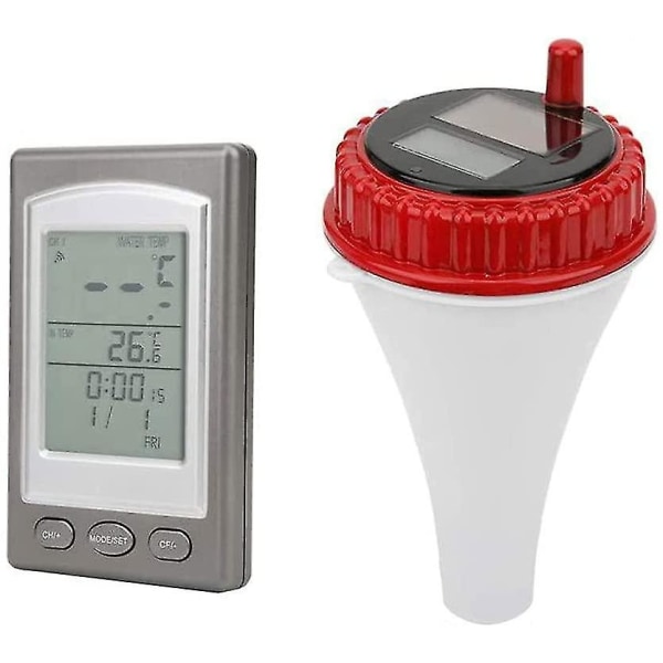 Flytande Trådlös Solcells-Wifi Termometer, Flytande Solcells-Pooltermometer