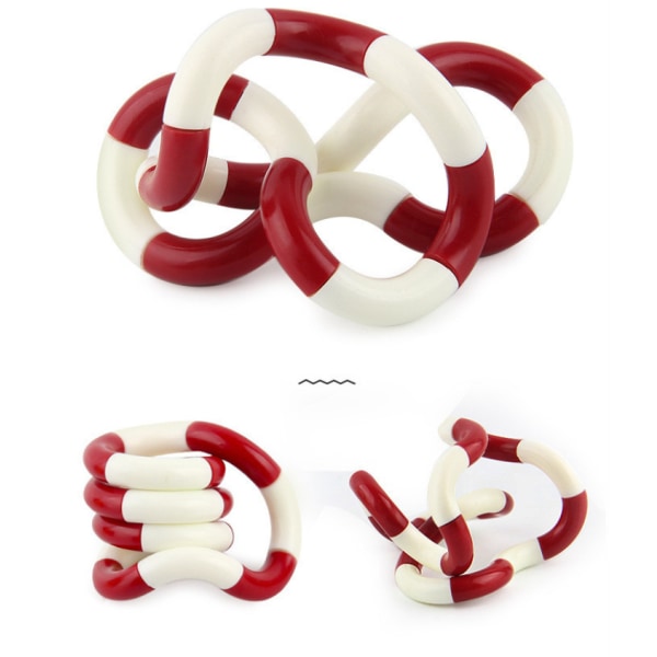 Tangle Toy Fidget Twister Hånd Fidget Toy Twisted Dekompression Legetøj 4