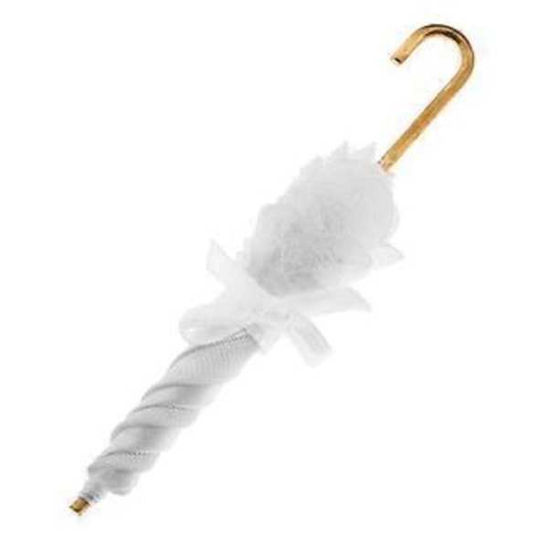 1:12 Mittakaavan Mini Lady Aurinkovarjo Sateenvarjo Nukkekodin Huonekalut Koristeet Valkoinen (Valkoinen)