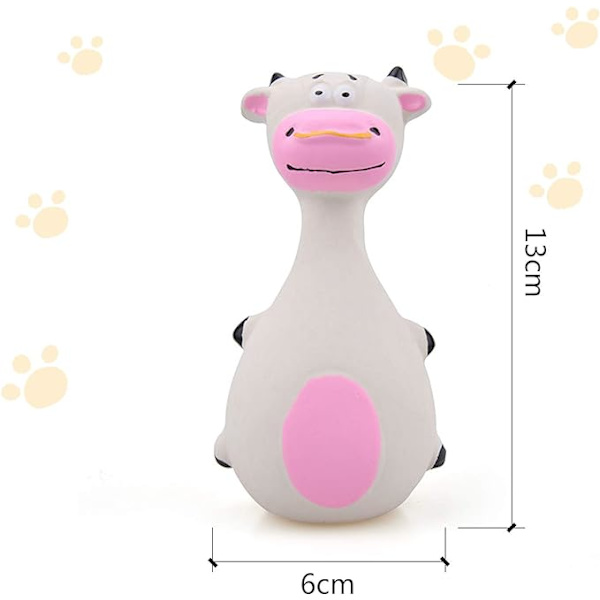 Pip leksaker för hundar, hundar interaktiva latex tuggleksaker, hundkompis stående pinne för små medelstora hundar (2 stycken)