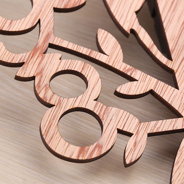 22cm stor kreativ träväggklocka sovrumsvägg med enkel träväggklocka heminredning väggklocka