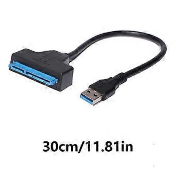 Højhastigheds 2,5 tommer til USB-kabel Plug & Play Adapter Harddiskadapter til ubesværet data backup og overførsel