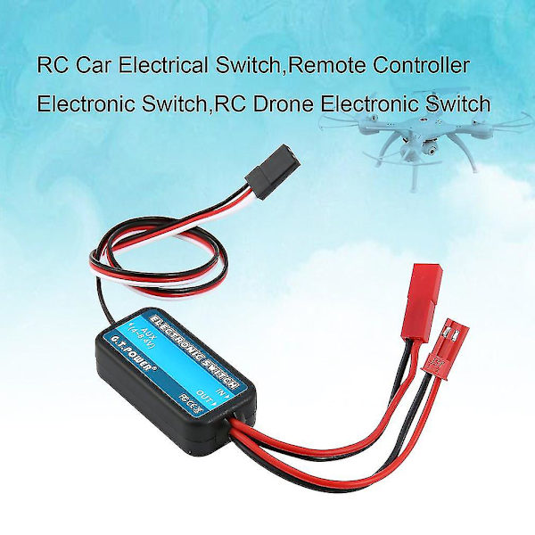 G.t. Power 0-40v Fjernkontroll Elektronisk Bryter Rc-deler For Rc Fly, Helikopter, Quadcopter, Bil, Drone, Modell