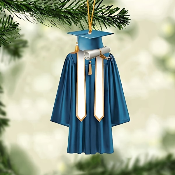 2025 Valmistujaisten Koristeet Ornamentti Valmistujaispuku Ornamentti Light blue