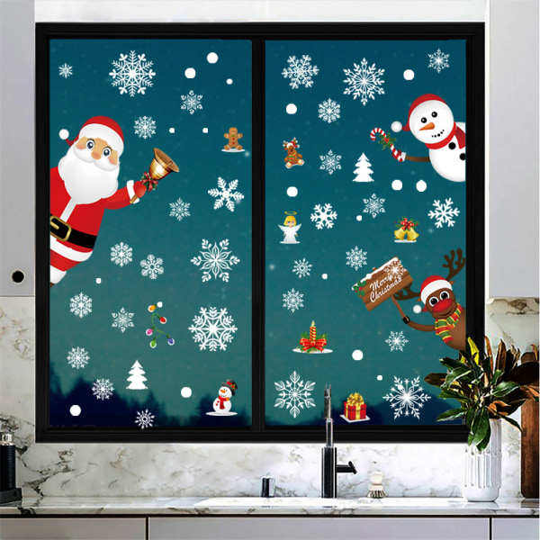 1 setti jouluikkunatarroja jouluikkunakoristelu DIY