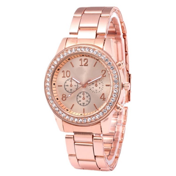 pink chain watch digital watch, watch