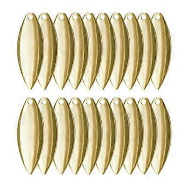 Fiskeskedar Spinner - Spinner Fiskeskedar för Betestillverkning Fisketillbehör DIY Fisketillbehör 20ST (GoldC) Gold C