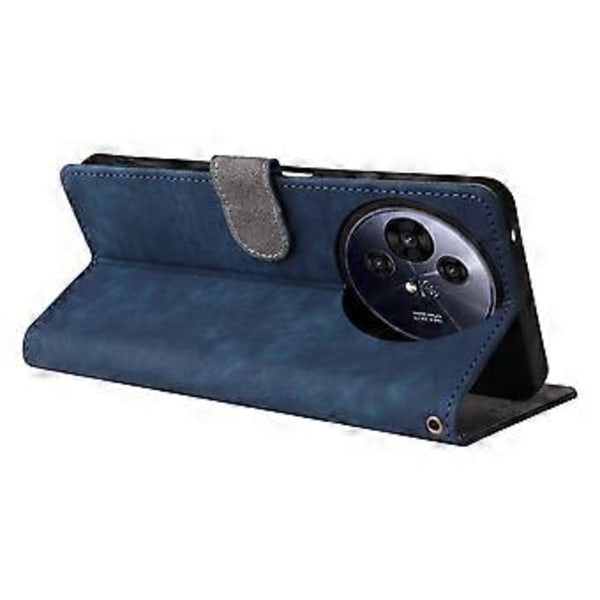 Til TCL 50 Pro NxtPaper 5G/50 NxtPaper 5G Wallet Case RFID-blokering PU Læder Cover Stativ Visning Blue