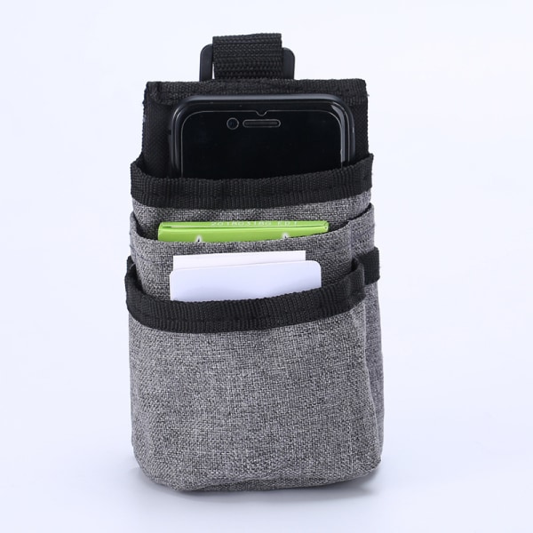 Car Vent Storage Bag Storage Bag With Data Cable Hole Storage Bag