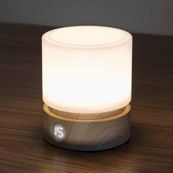 Nattlys Timer, Dimbar LED-sengelampe, Barnelys, W
