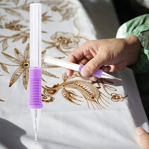 Magic Embroidery Pen Kit Magic Broderitråd Nål Ryska Broderi Pen Set Sy Stickning DIY Craft Tool