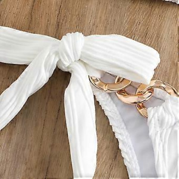 Sexig Bikini Set Dam Baddräkt Push-up BH Bikini Set 2 Delar Baddräkter Baddräkt Strandkläder String Bikini Set Tachibana L Tachibana L
