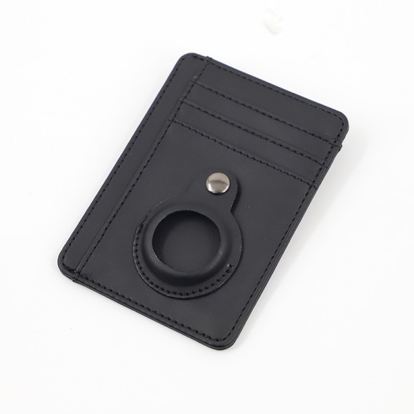 Cuir PU AirTag porte-cartes RFID anti-vol svep sac à main avec tracker bit företagsskydd anti-perte pochette porte-cartes portefeuille