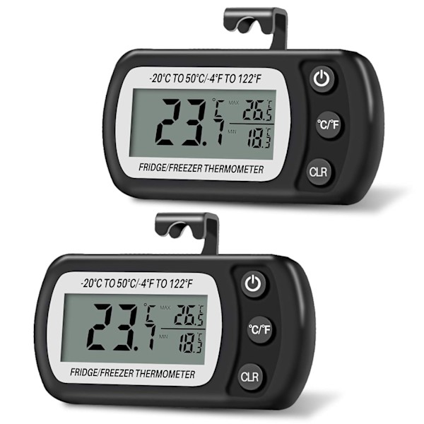 Digitalt Frigidaire Køleskabsfryser Termometer Temperatur -20 til