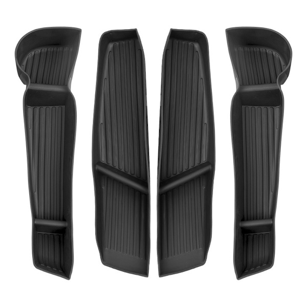 4 st Tesla Model 3 dörrsidoförvaringsbricka TPE fram och bak