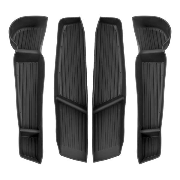 4 stk. Tesla Model 3 dørside arrangør bakke TPE for og bag
