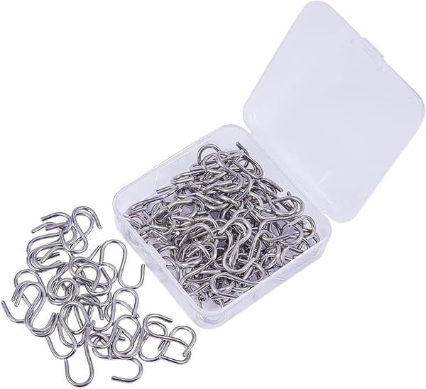 150-pack 304 rostfritt stål S-krokar kök badrum sovrum av