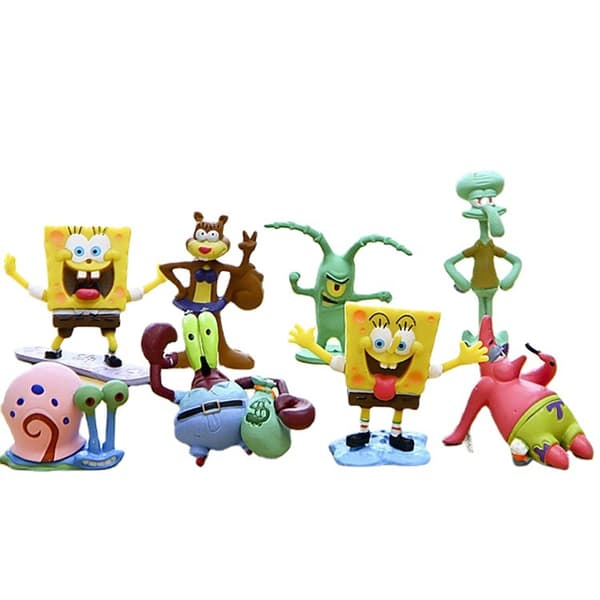 Spongebob kuber 8 stykker/sett