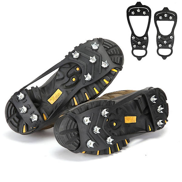 L (koot 41-45) 2 kpl Jääkengät Crampons Lumikengät Kengän Anti