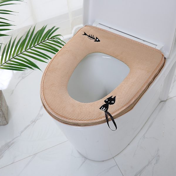 Toiletmåtte, vaskbar universel toiletmåtte