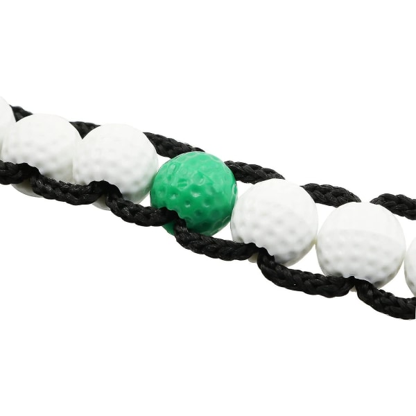 2 stk. Golf Slag Score Tæller Med Nøglering Plastik Golfbold Perler Putt Tæller Trænings Tilbehør