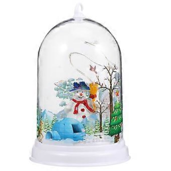 1 stk Julegave Lysende Lys Bordlampe Dekorativt Lys Uden Batteri