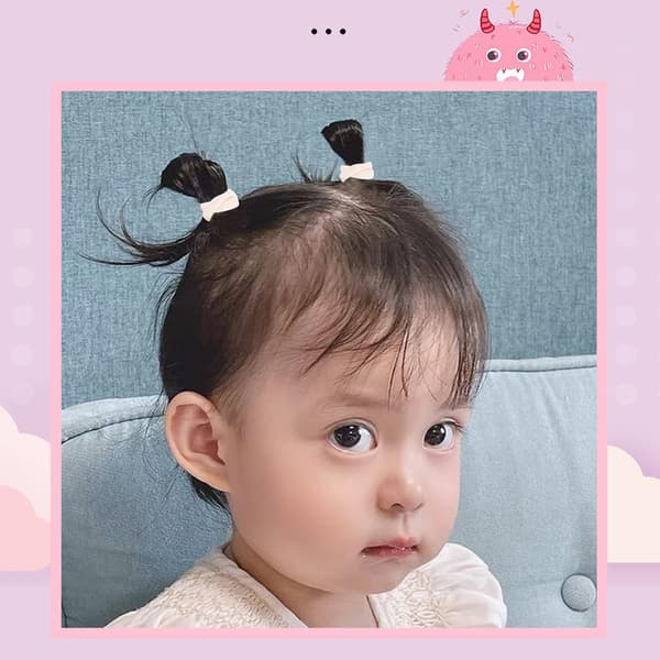 200 stk. hårstrikk for barn, sømløse elastiske hårstrikk, mini scrunchie