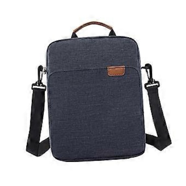 Pekskärm Tablet Väska Fodral Crossbody Väska Yttre Dragkedjeficka för Mindre Föremål Organiserad Slitstark Tålig Dammtät Handväska (S Blå) S Blue