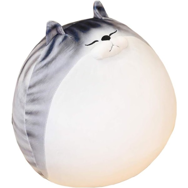 Japansk Chubby Kat Plys Legetøj Dukke Dyr Krammepude Fyldt Blød Sovende Barn Komfortpude Blødt Legetøj Plys Puder 30cm