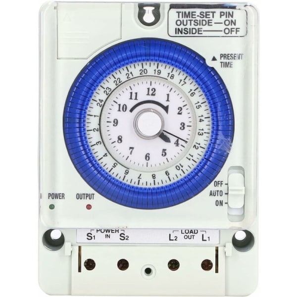 Programmable Time Switch, Mechanical Timer，24 Hours Programmable