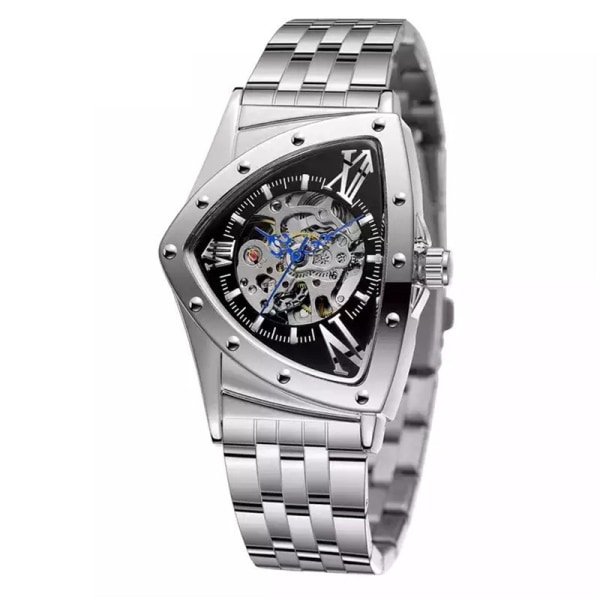 Mechanical watch Triangular wristwatch fully hollowed out design