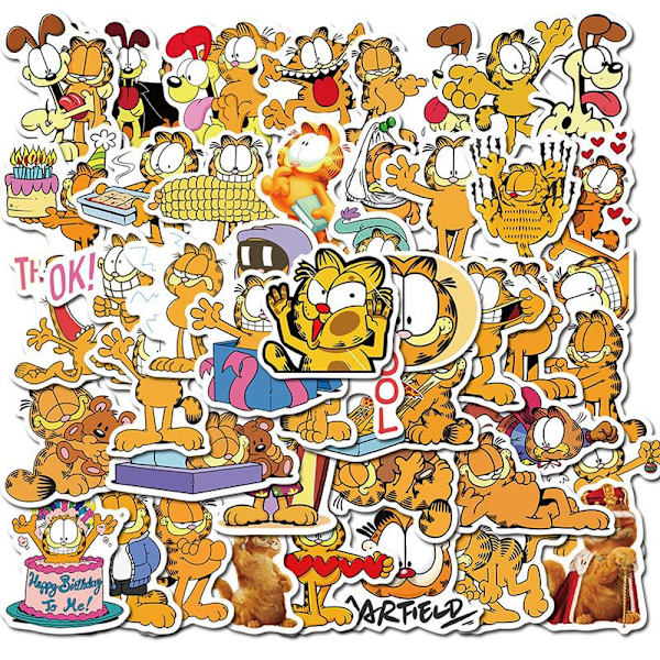 50 söpöä Garfield-tarraa