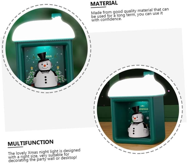 1 sett med julelys LED-nattlys juleskiltlys