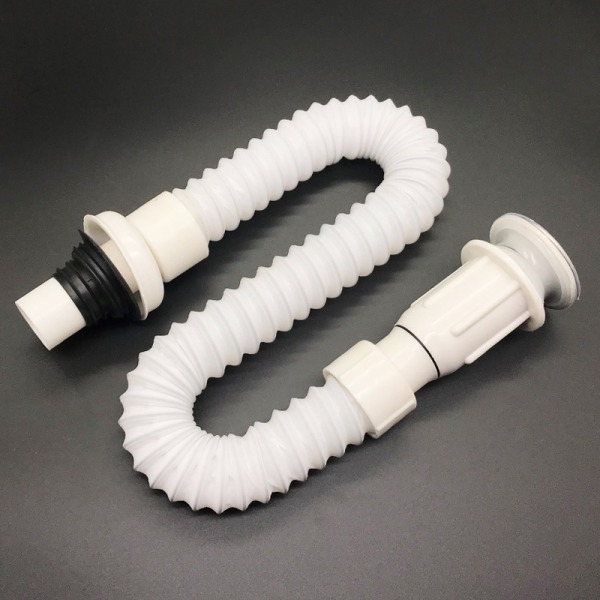 Siphon avloppsrör 1 st grå / siphon för diskho