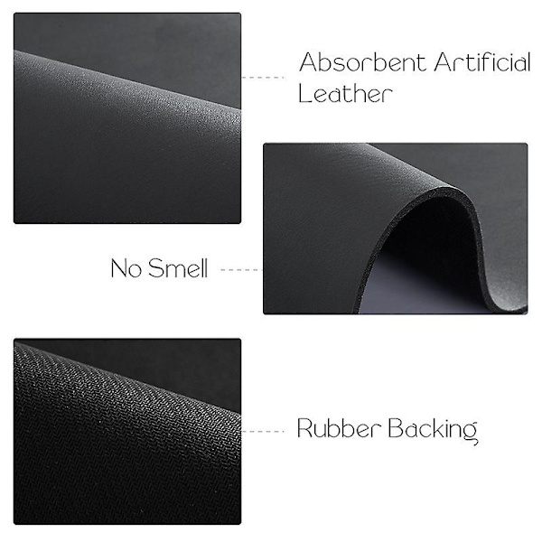 Kaffeunderlag, absorberende skjuler pletter skridsikker måtte til bordplader, kaffemaskine kaffebar tilbehør 11,8*15,7 tommer
