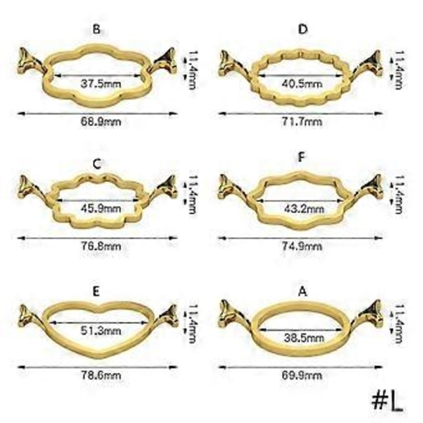 Vaxsigillform för 2,5 cm vaxsigillstämplar, vaxsigillverktyg i metall med rund blomform, sigillvaxform för presentinslagning E heart shape L 3cm chapter applie